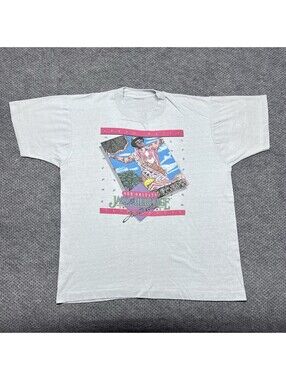 Vintage 1985 New Orleans Heritage Jazz Festival T-Shirt XL Rare Men’s White